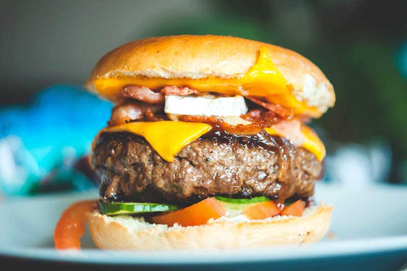 A burger