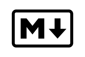 Picture of markdown logo