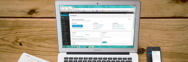 dator med wordpress uppe